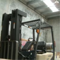 AKTX4F mounted on a forklift